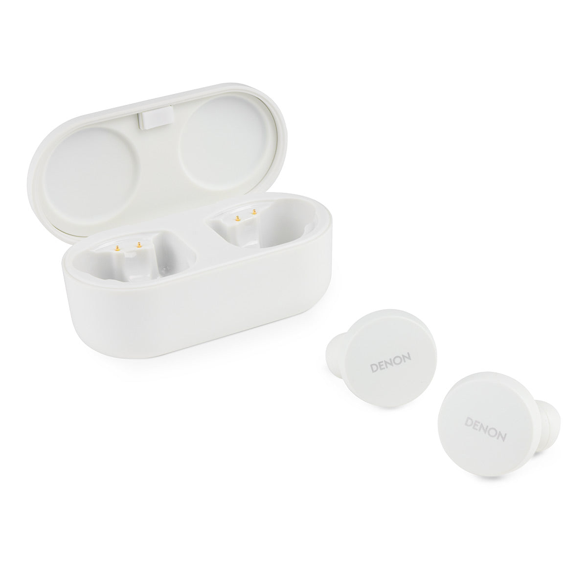 Denon PerL True Wireless Earbuds with Active Noise Cancellation & Adaptive Acoustic Technology (White)