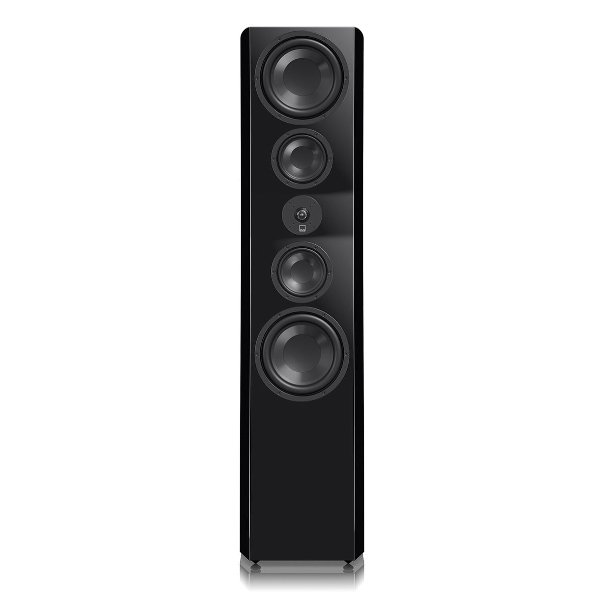 SVS Pair of Ultra Evolution Pinnacle Tower Speakers with 8 Inch Quand Woofers in Piano Gloss Black