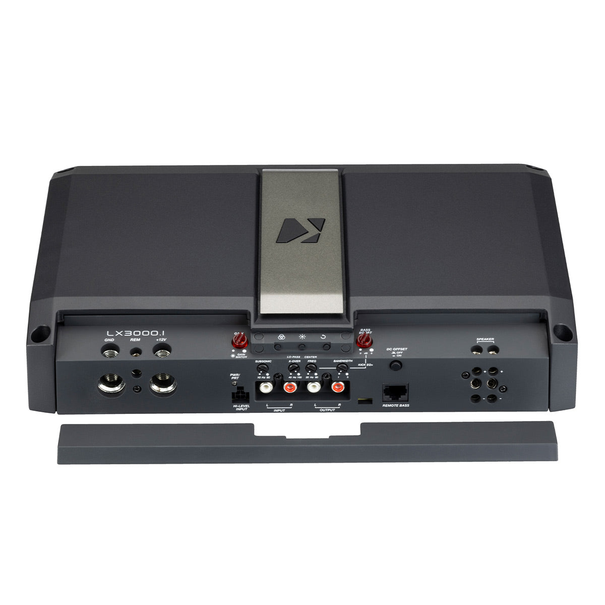 Kicker LX3000.1 Mono Class D Subwoofer Amplifier with Smart Bass