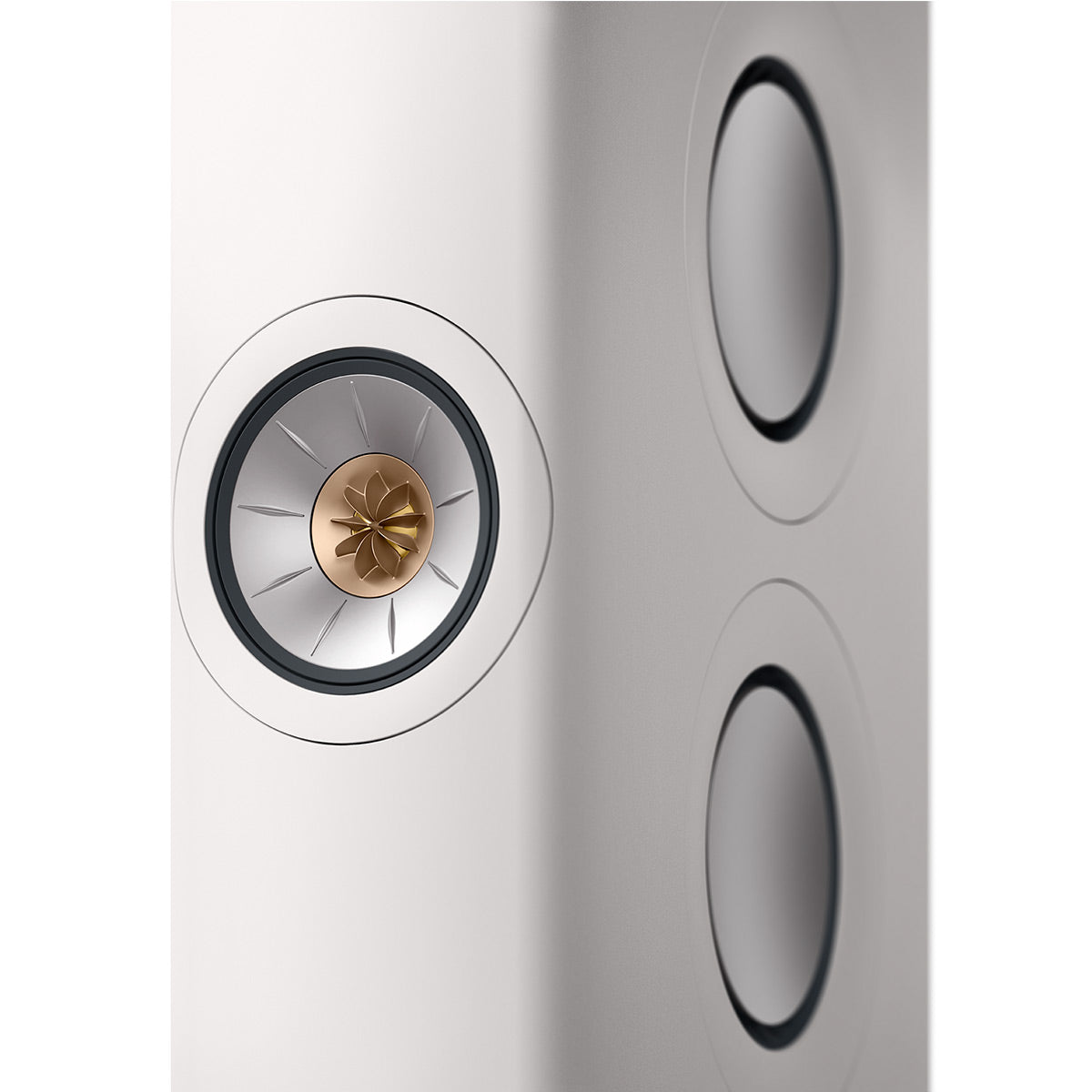 KEF LS60W Wireless Floorstanding Speakers - Pair (Mineral White)
