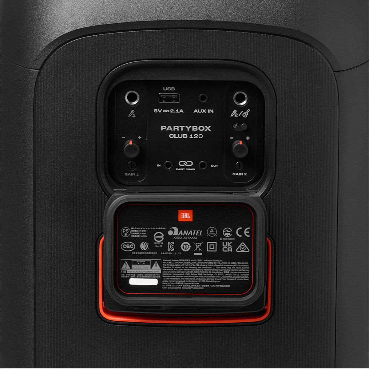 JBL PartyBox Club 120 Portable Party Speaker Bundle with Wireless Microphone System (Black)