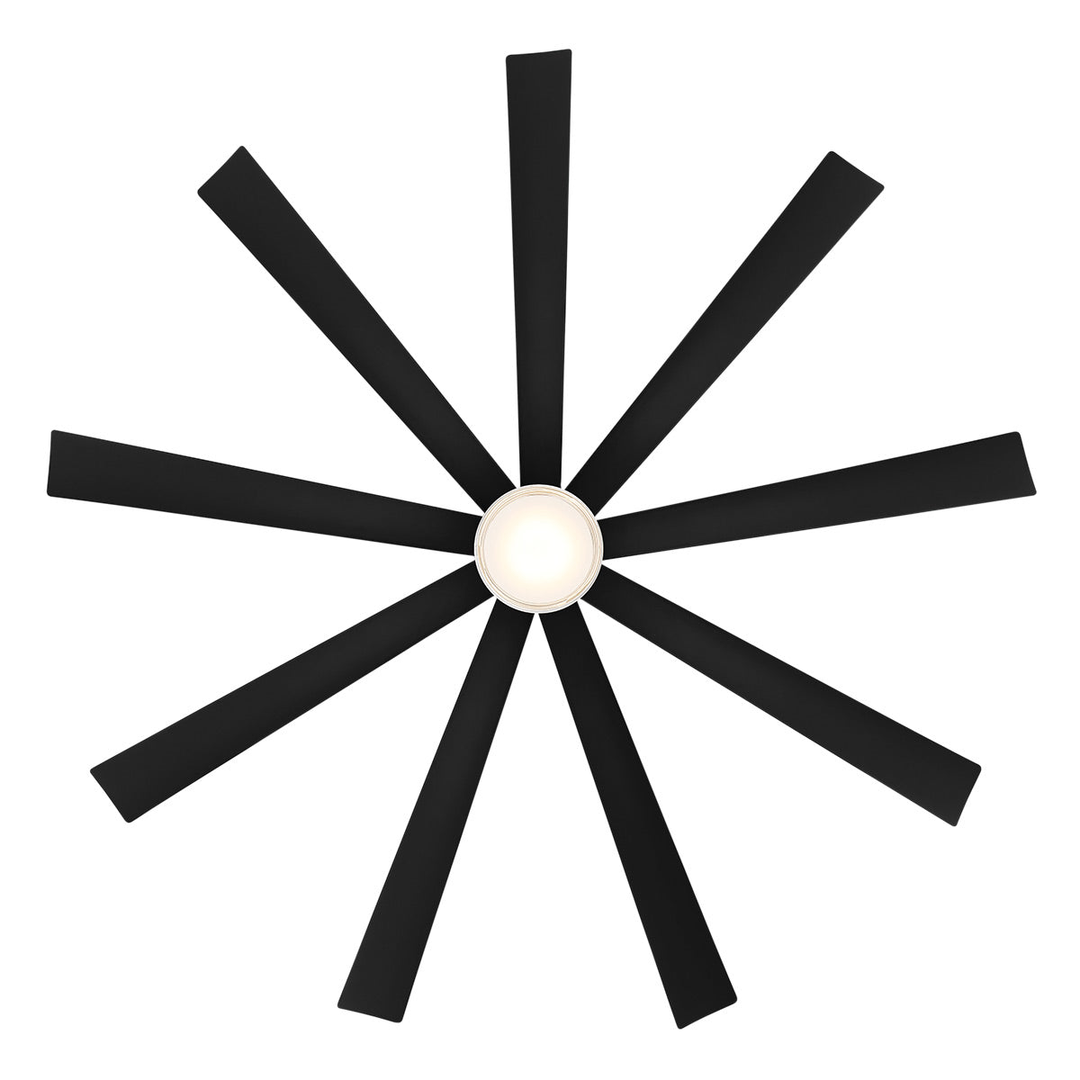 Modern Forms Wynd XL Smart Ceiling Fan - 72" (Matte Black)