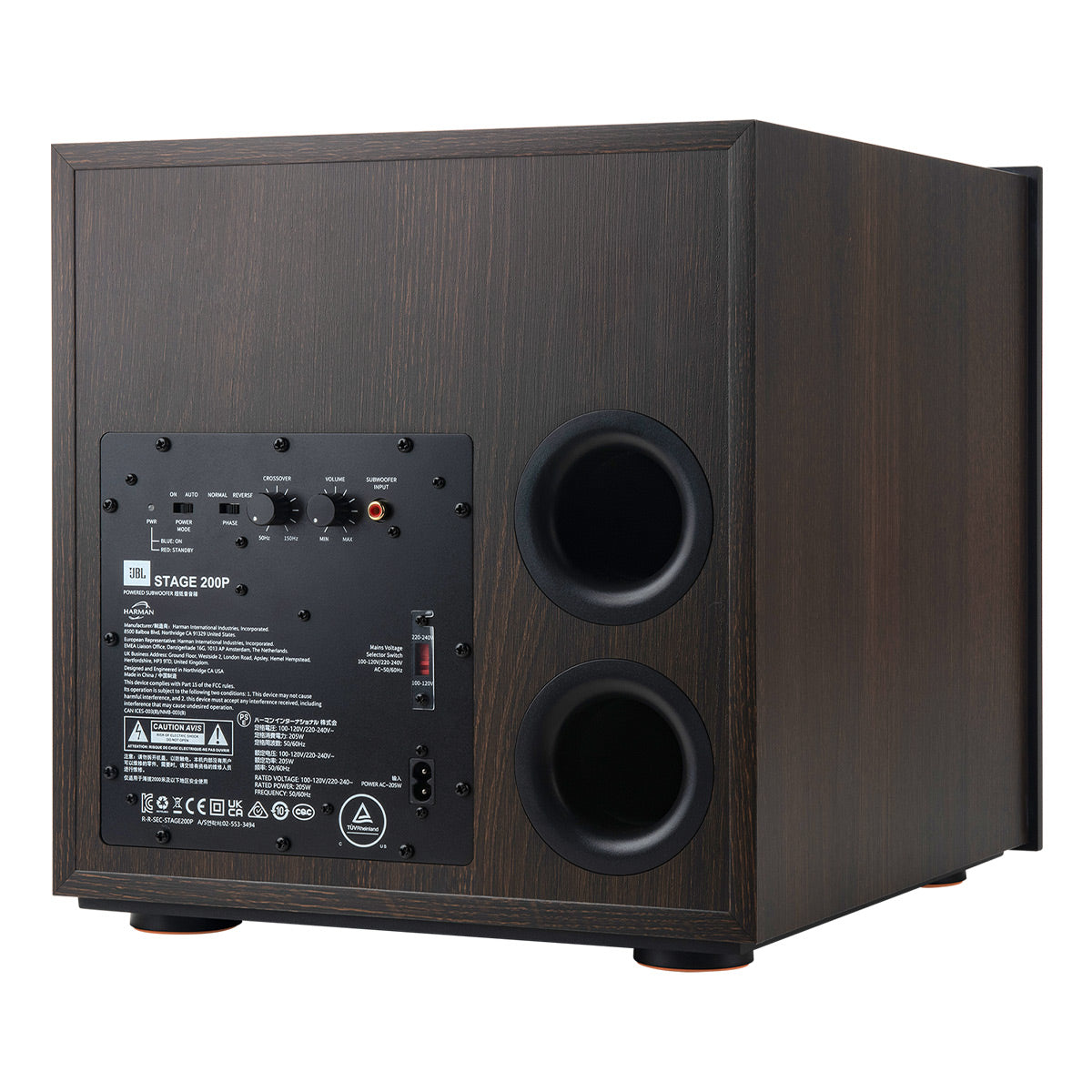 JBL Stage 200P 10-Inch Subwoofer - Pair (Black)