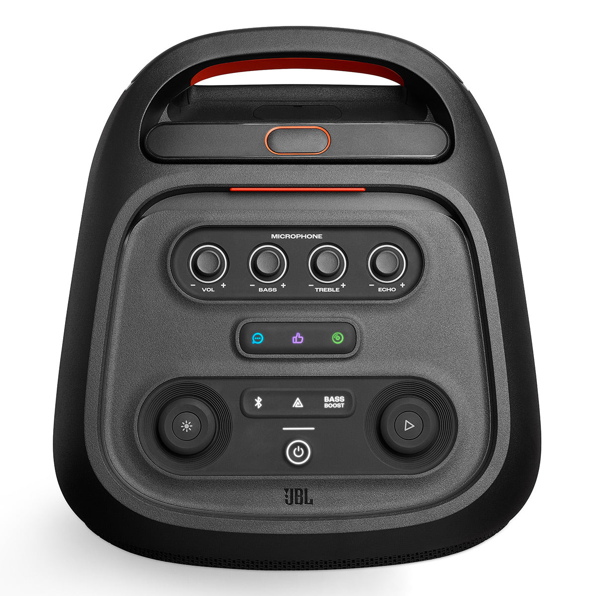 JBL PartyBox Stage 320 Portable Party Speaker with Wireless Two Microphone System (Black)