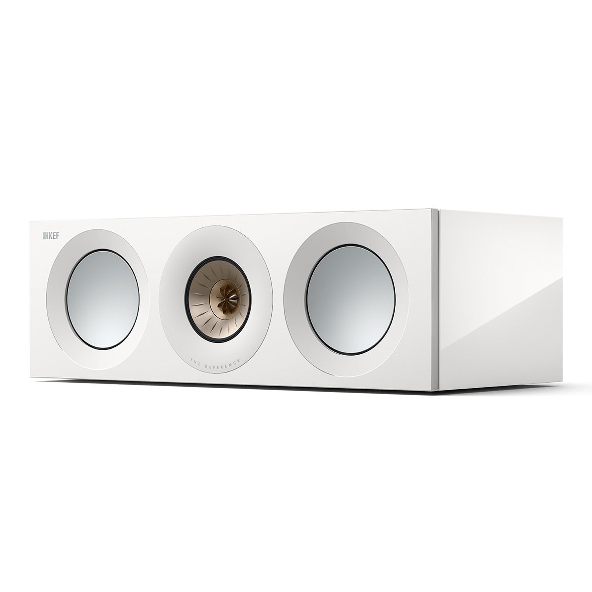 KEF Reference 2 Center Channel Speaker - Each (High-Gloss White/Champagne)