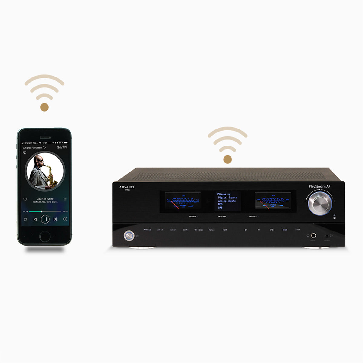 Advance Paris Playstream A7 Compact Integrated Amplifier