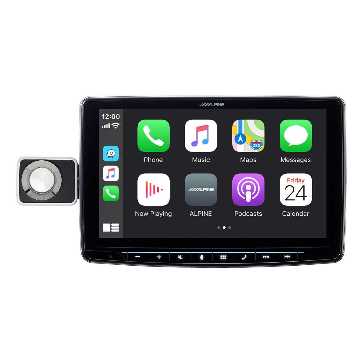 Alpine RUX-H01 Remote Bass Knob for Alpine Halo Displays