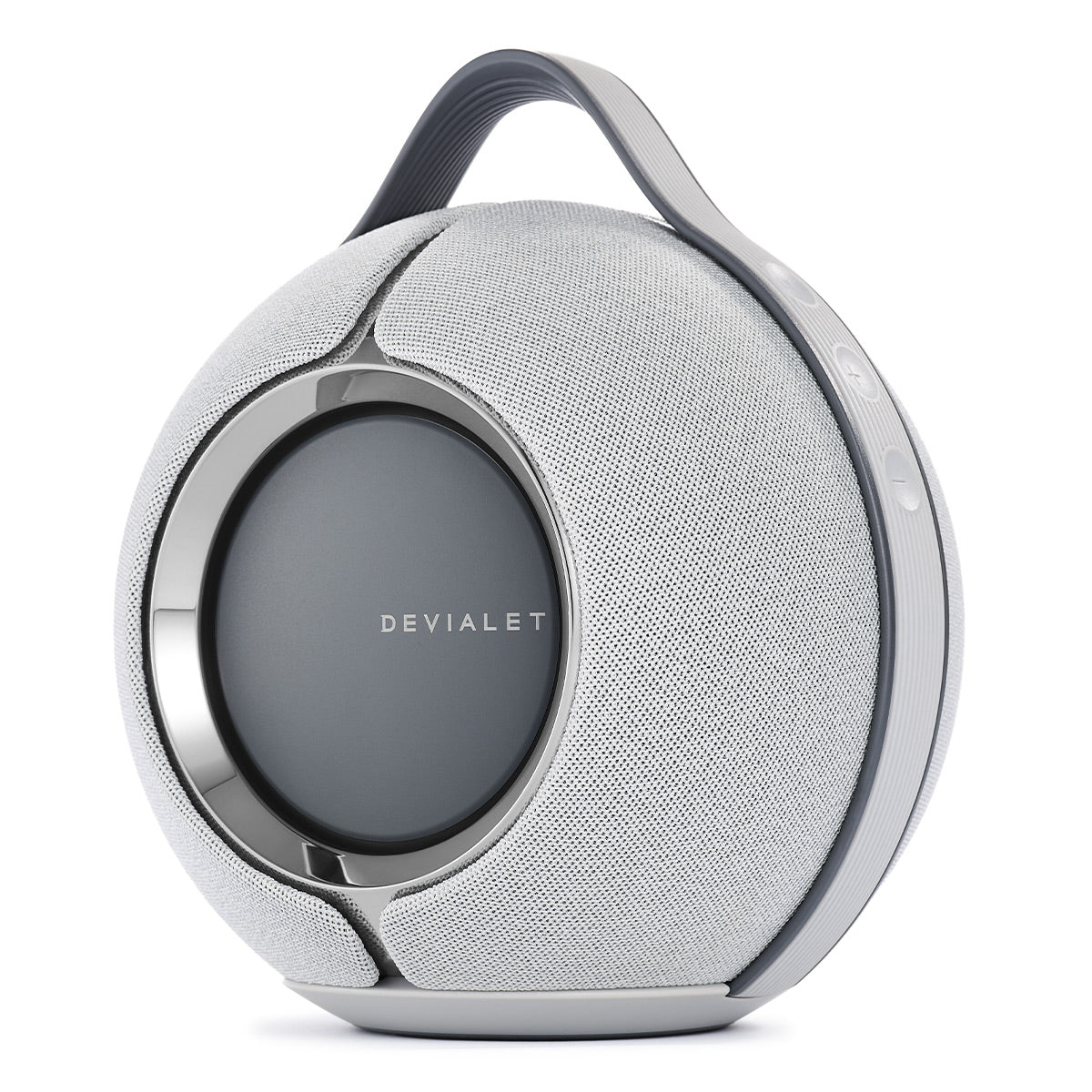 Devialet Mania Portable Bluetooth Smart Speaker (Light Grey) with Cocoon Felt Carrying Case