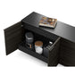 BDI Corridor 8109 4-Door Storage Credenza (Charcoal Stained Ash)