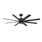 Modern Forms Renegade Smart Ceiling Fan - 66" (Matte Black)