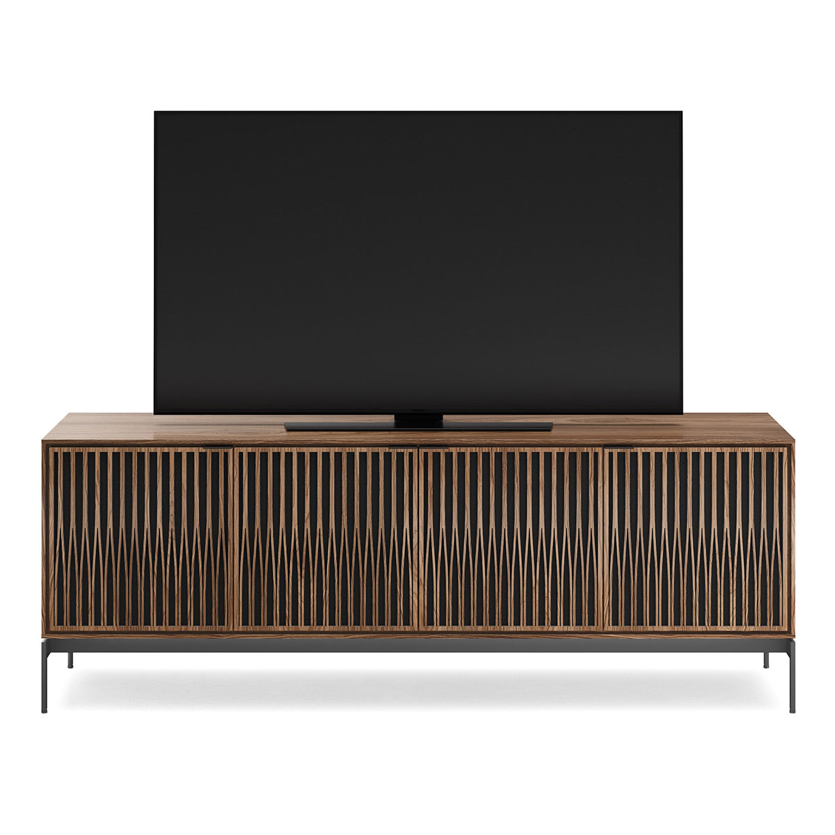 BDI Elements 8709 Tune Media Cabinet with Console Base (Natural Walnut)