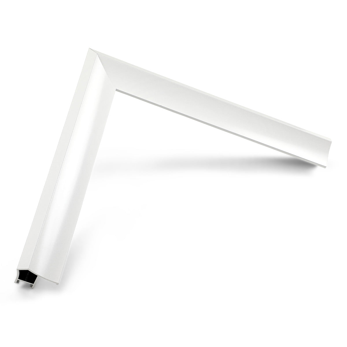 Deco TV Frames 55" Alloy Prismatic Frame for Samsung The Frame TV 2021-2024 (Pure White)