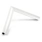Deco TV Frames 55" Alloy Prismatic Frame for Samsung The Frame TV 2021-2024 (Pure White)