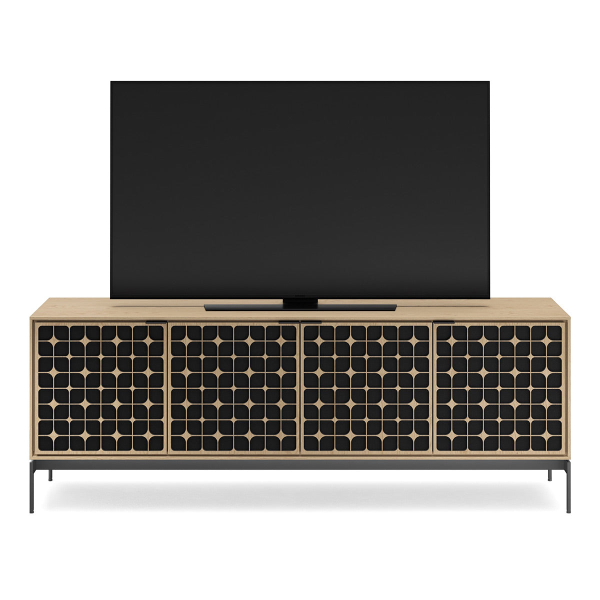 BDI Elements 8709 Constellation Media Cabinet with Console Base (Washed Oak)