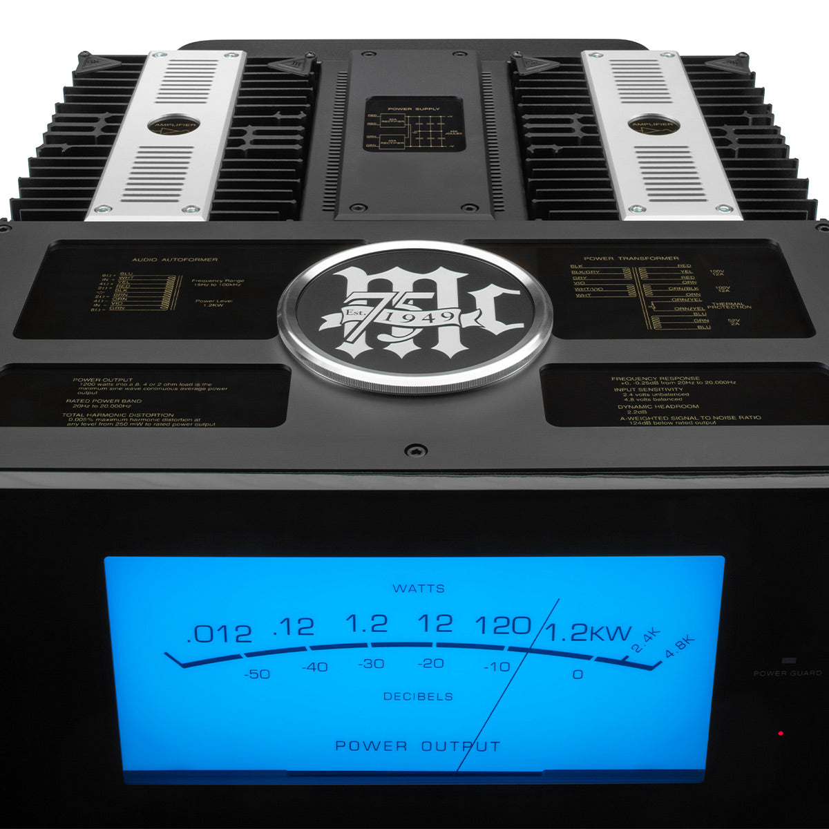 McIntosh MC1.25KW 1 Channel Solid State Amplifier (75th Anniversary Edition)