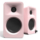 Kanto ORA Bluetooth Speakers Bundle with AudioQuest Jack Russell Subwoofer Cable - 4m (Pink)