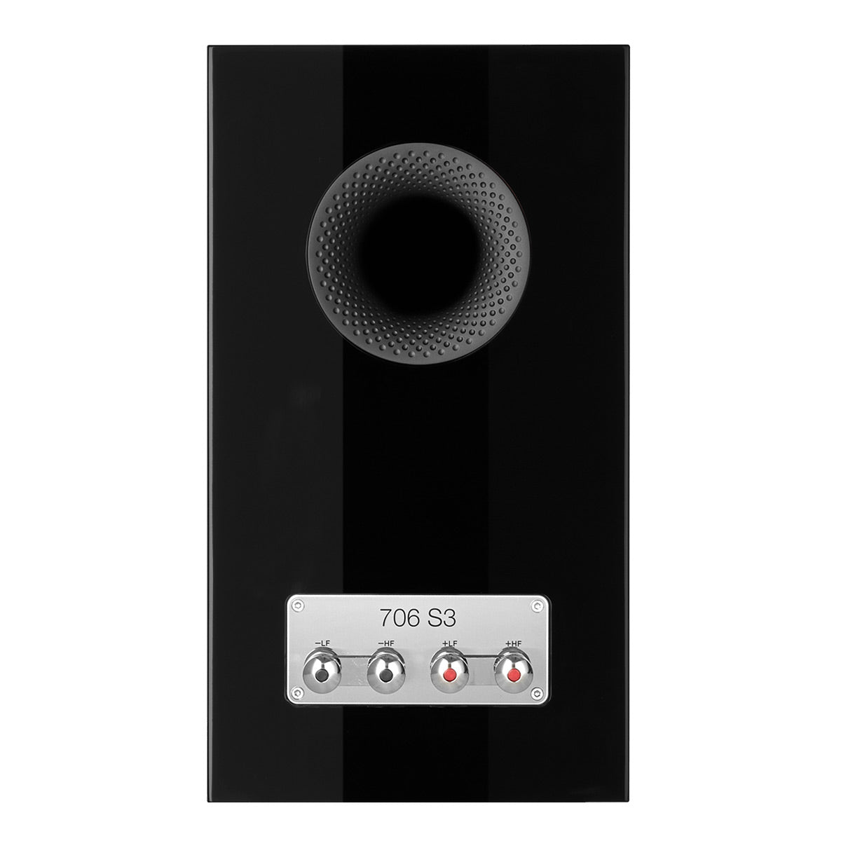Bowers & Wilkins 706 S3 2-Way Bookshelf Speakers - Pair (Gloss Black)