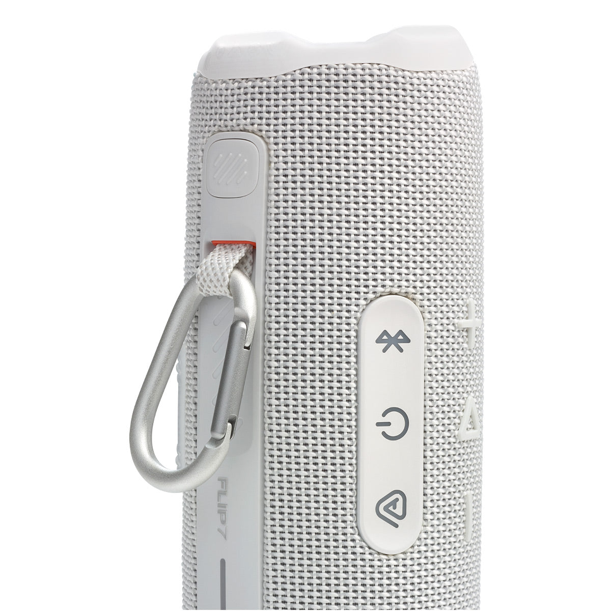 JBL Flip 7 Portable Bluetooth Speaker Bundle with Magnetic Mount (White)
