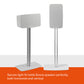 Mountson Premium Floor Stand for Sonos Five & Play:5 - Each (White)