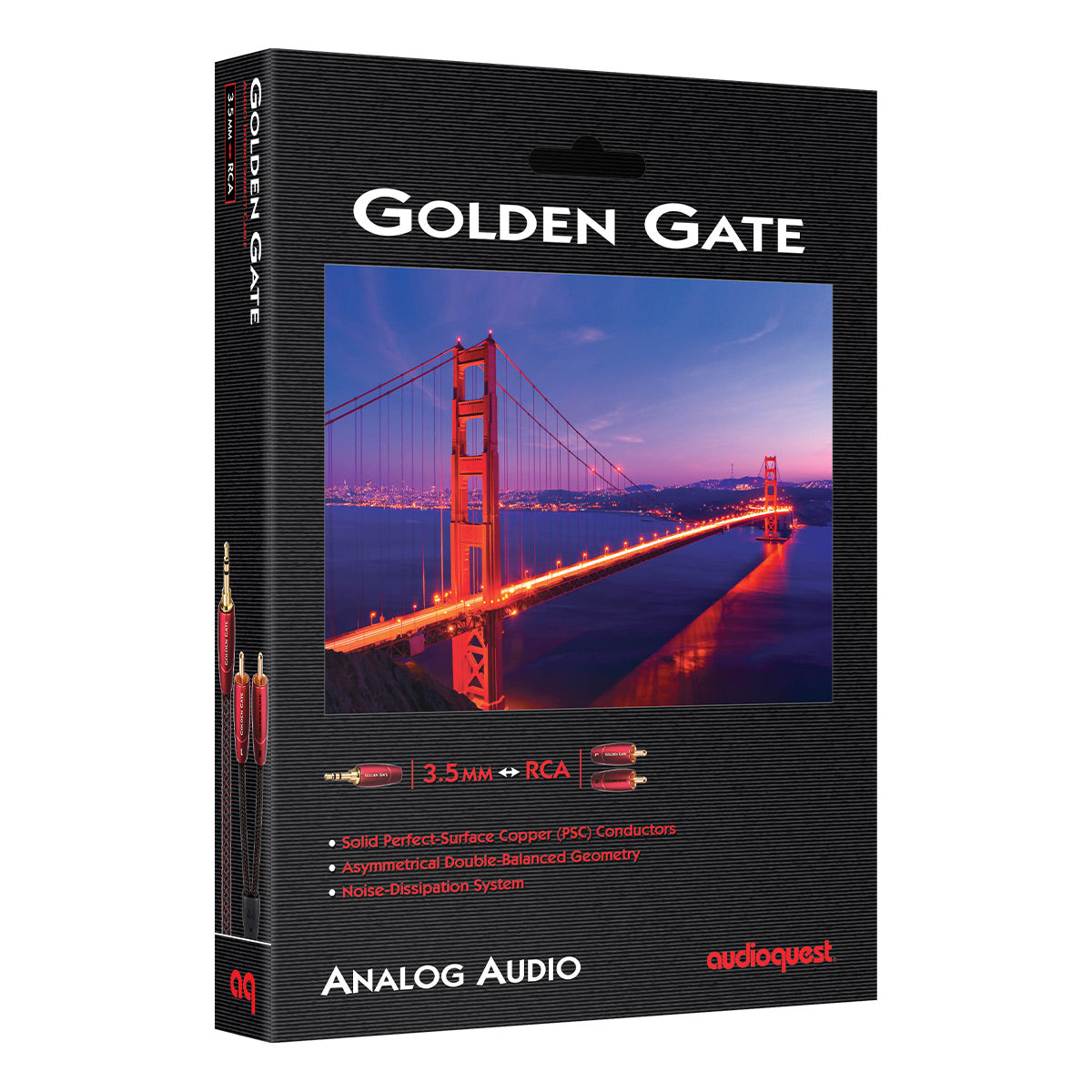 AudioQuest Golden Gate 3.5mm to RCA Audio Cable (16.4 ft.)