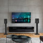 Kanto REN Powered Speakers Bundle with AudioQuest Sky 48 HDMI Cable - 3m (Black)