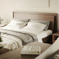 BDI KAVA Bedroom 9617 King Bed Frame with Built-In LEDs (Walnut)