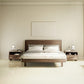 BDI KAVA Bedroom 9617 Queen Bed Frame with Built-In LEDs (Walnut)
