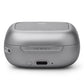 JBL Live Beam 3 True Wireless Noise Cancelling Earbud Bundle with gSport Case (Silver)