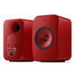 KEF LSX II Bookshelf Speakers - Pair (Lava Red)