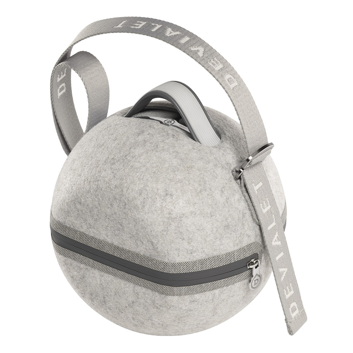 Devialet Mania Portable Bluetooth Smart Speaker (Sunset Rose) with Charging Station and Cocoon Felt Carrying Case
