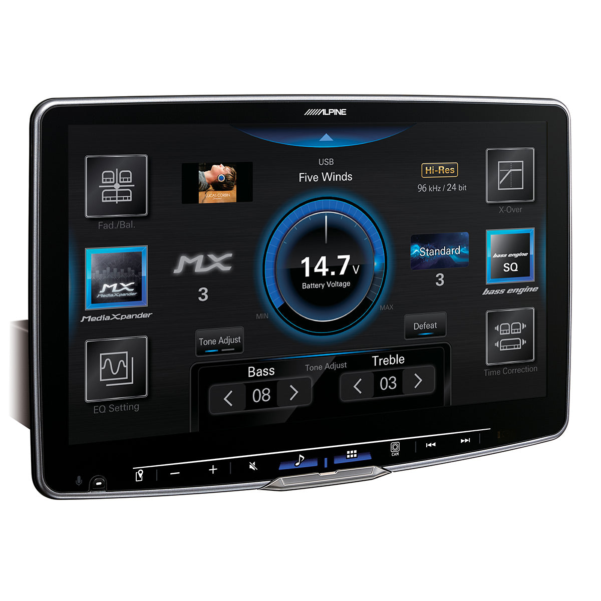 Alpine iLX-F511 Halo11 11" Hi-Res Digital Multimedia Receiver