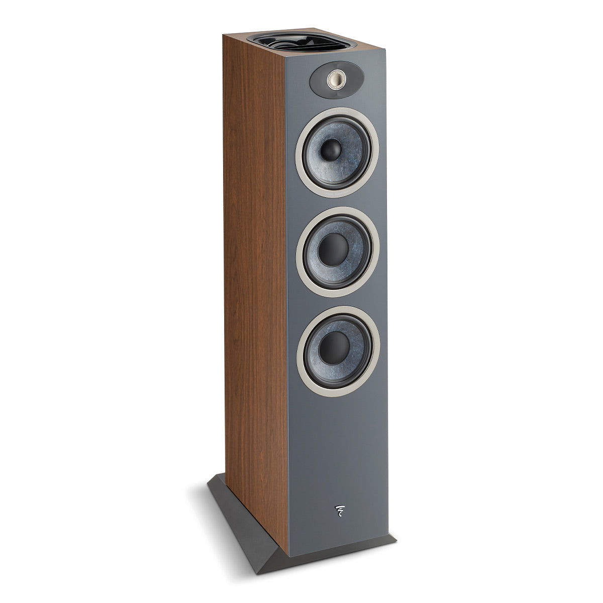 Focal Theva No.3-D 3-Way Bass-Reflex Floorstanding Loudspeakers with 5" Full-Range Up-Firing Drivers - Pair (Dark Wood)