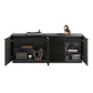 BDI Corridor 8109 4-Door Storage Credenza (Charcoal Stained Ash)
