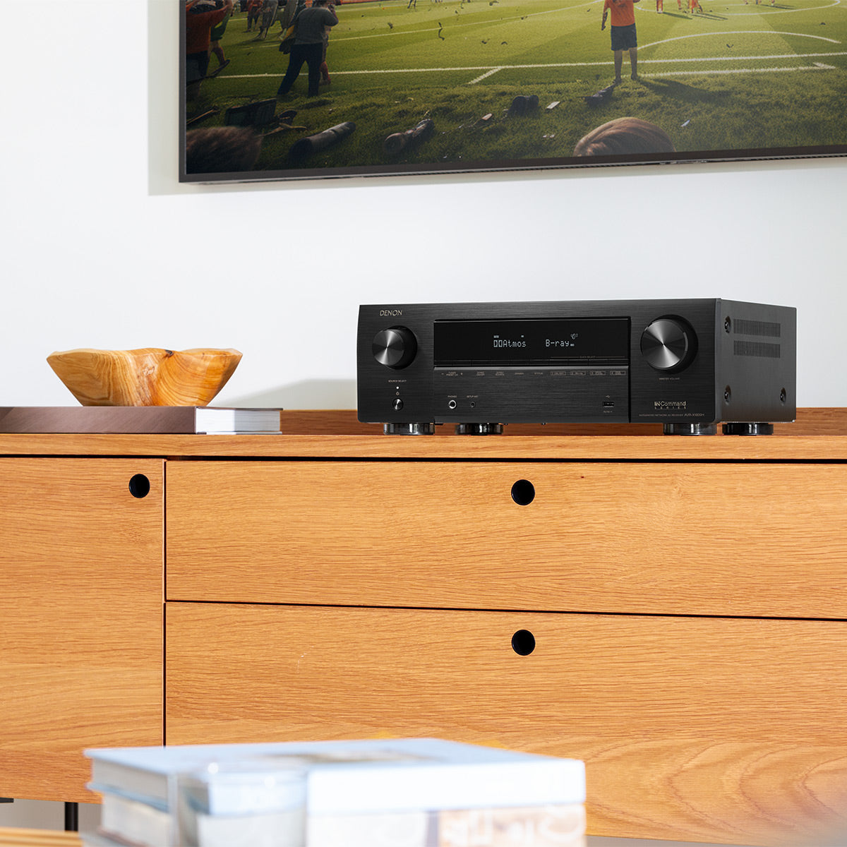 Denon AVRX1800H 7.2 Channel 8K Receiver with AudioQuest SKY 3m HDMI Cable