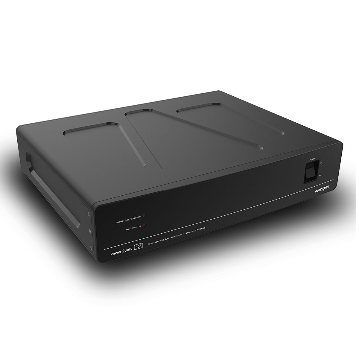 AudioQuest PowerQuest 505 12-Outlet Surge Protector and Power Conditioner with AudioQuest NRG-Y3 1.0m Low-Distortion 3-Pole AC Power Cable