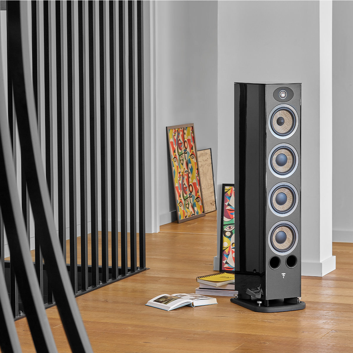 Focal Aria Evo X Nº3 2 Focal Aria Evo X No. 3 Floorstanding Loudspeaker - Each (High Gloss Bl – World Wide Stereo