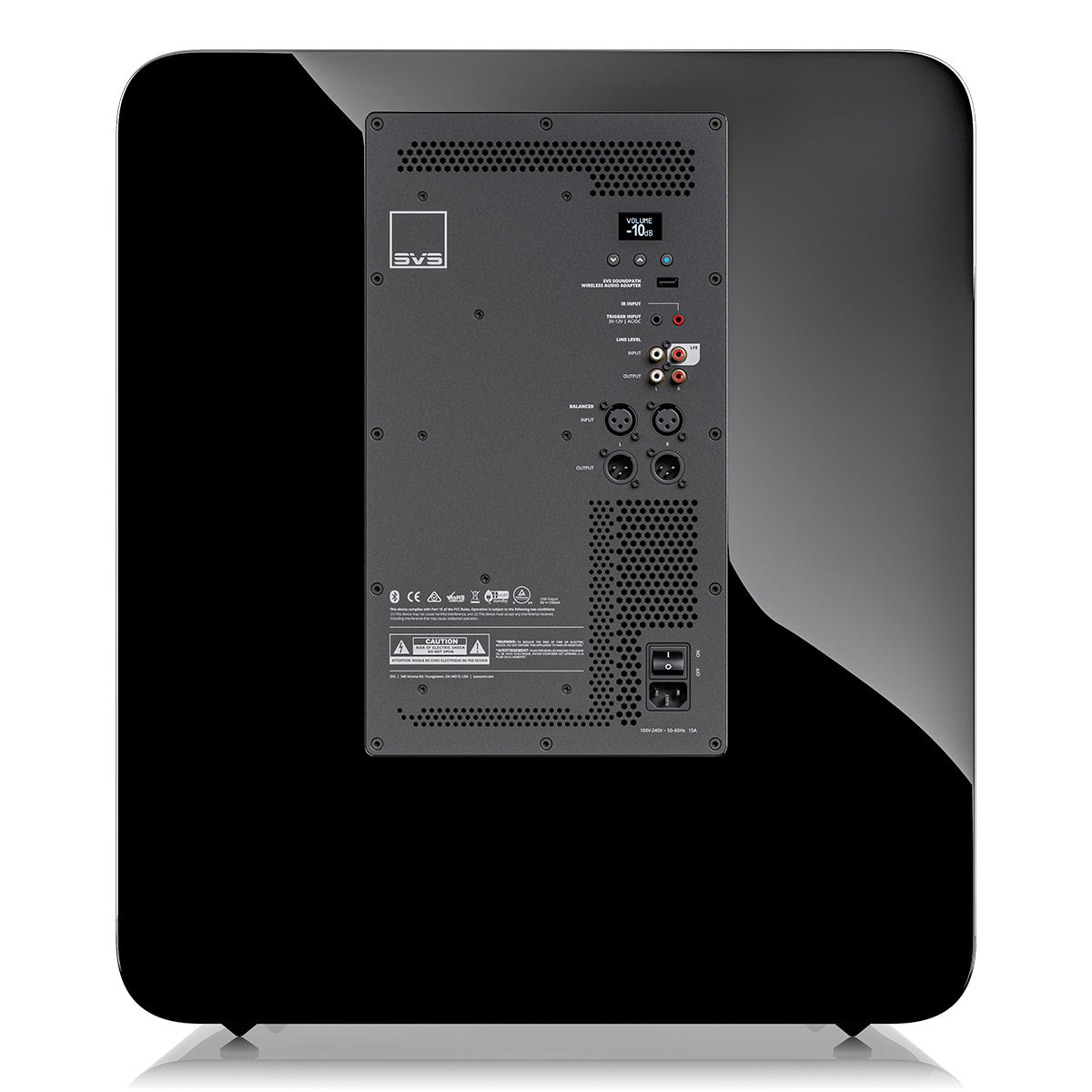 SVS PB17-Ultra 17 Inch Powered Subwoofer with Ported Box and DSP Control (Piano Gloss Black)