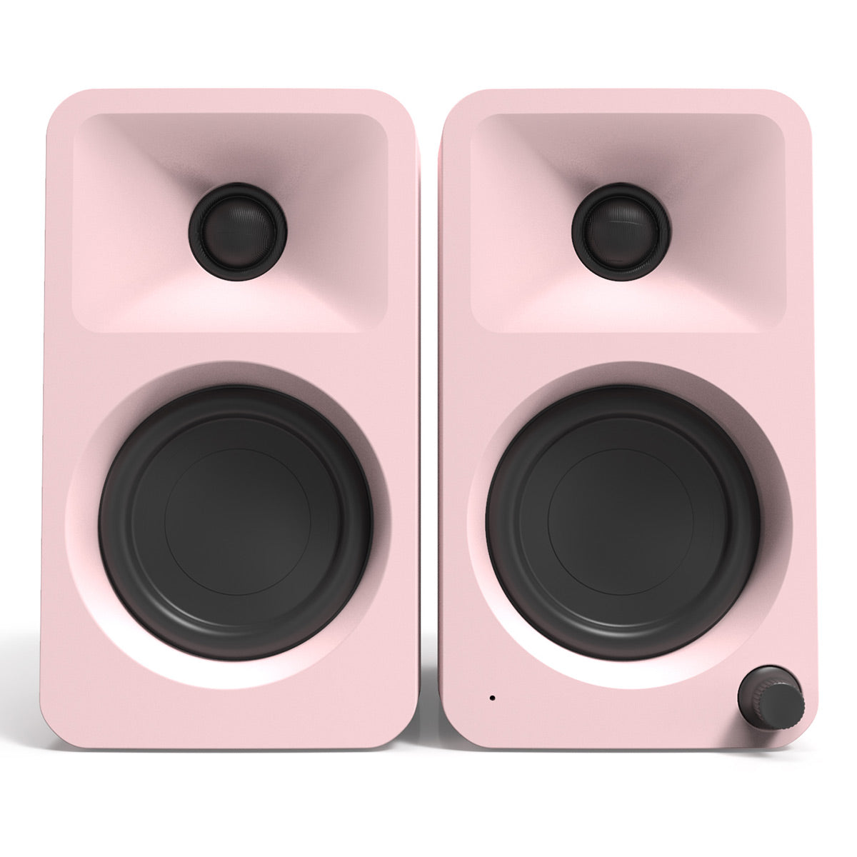 Kanto ORA Bluetooth Speakers Bundle with AudioQuest Jack Russell Subwoofer Cable - 4m (Pink)