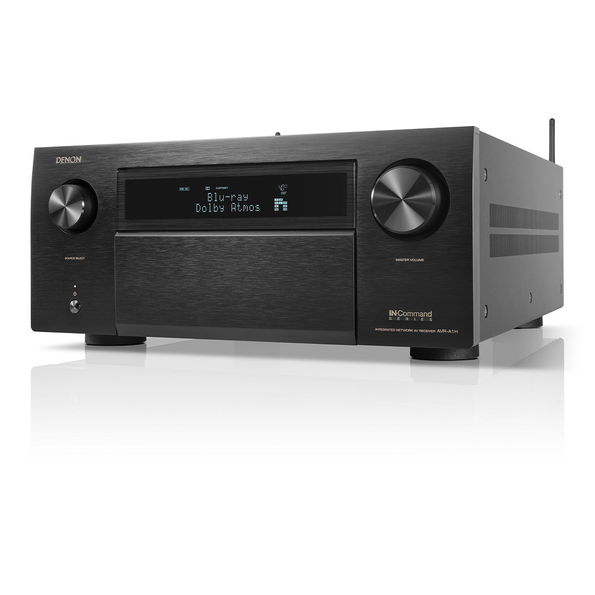 Denon AVR-A1H 15.4 Channel 8K Home Theater Receiver IMAX Enhanced with Dolby Atmos/DTS:X, and HEOS Built-In (Factory Certified Refurbished)