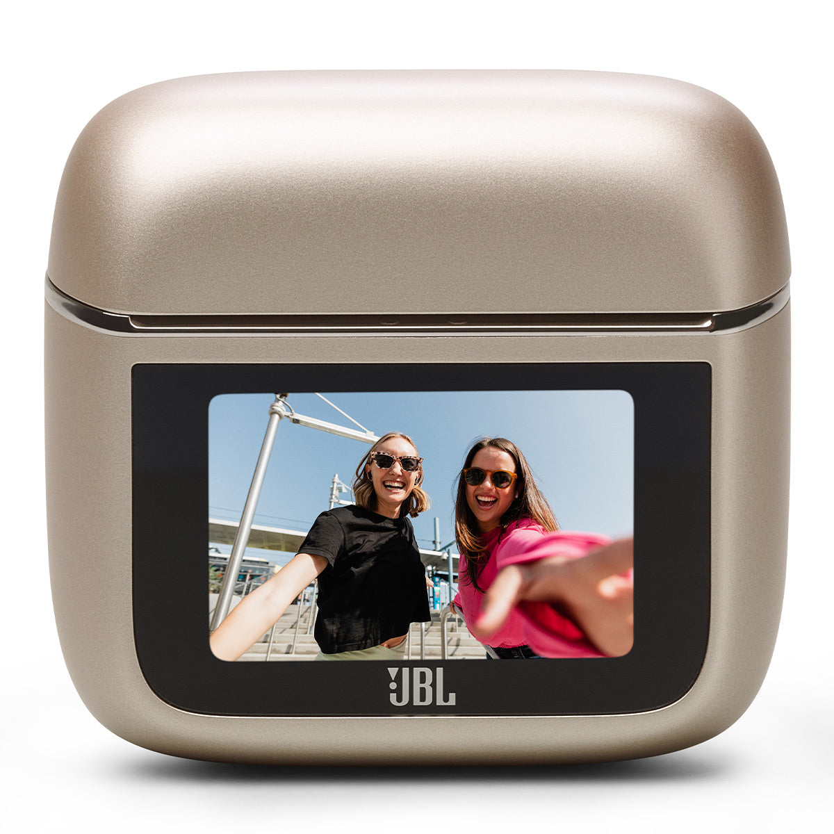JBL Tour Pro 3 Noise Cancelling True Wireless Earbuds with Smart Case (Latte)