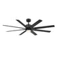 Modern Forms Renegade Smart Ceiling Fan - 66" (Matte Black)