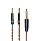 Meze Audio Mono 3.5mm to 6.3 mm Copper Cable - 8.2 ft.