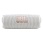 JBL Flip 7 Portable Bluetooth Speaker Bundle with Magnetic Mount (White)