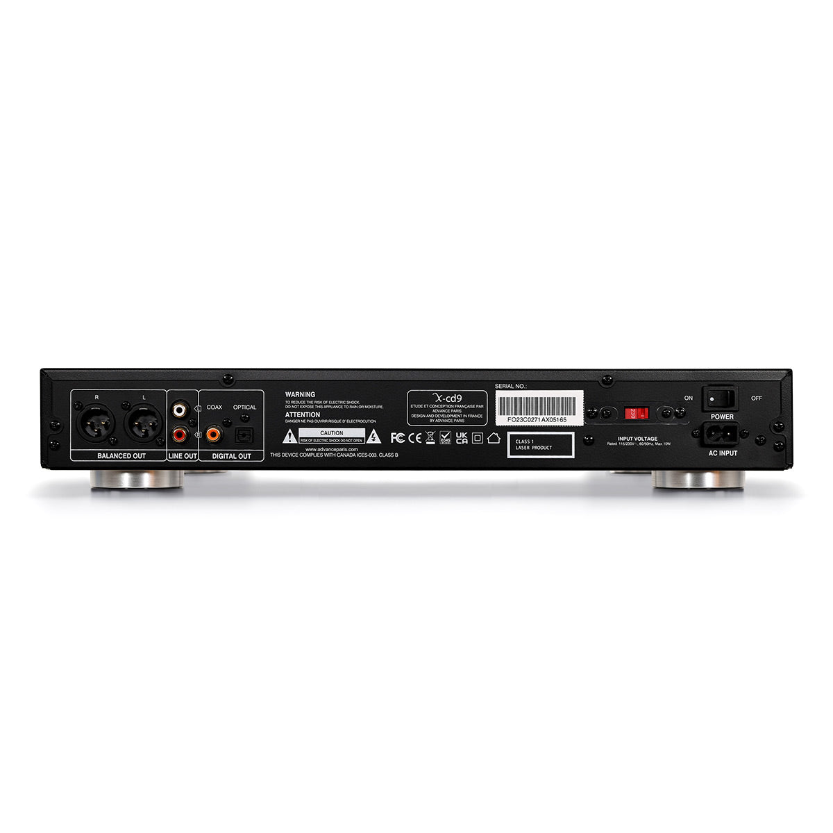 Advance Paris X-CD9 Tubes CD Player