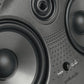 Polk Audio 265-RT 3 Way Vanishing In Wall Speakers (4 Pack) and 255c-RT Center Channel Speaker Bundle (White)