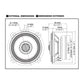 Alpine S2-S40 S-Series 4" 2-Way Coaxial Speakers - Pair