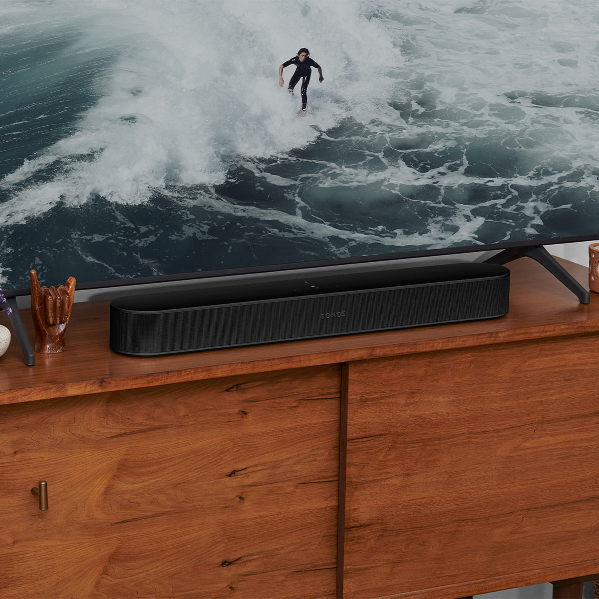 Sonos Personal Entertainment Set with Ace Wireless Noise Canceling Headphones and Beam Smart Sound Bar (Black)