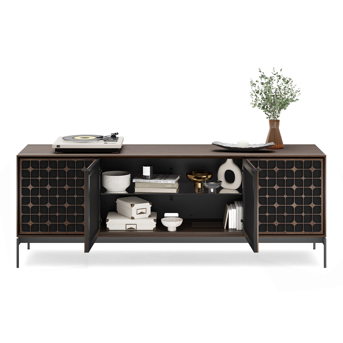 BDI Elements 8709 Constellation Media Cabinet with Console Base (Toasted Oak)