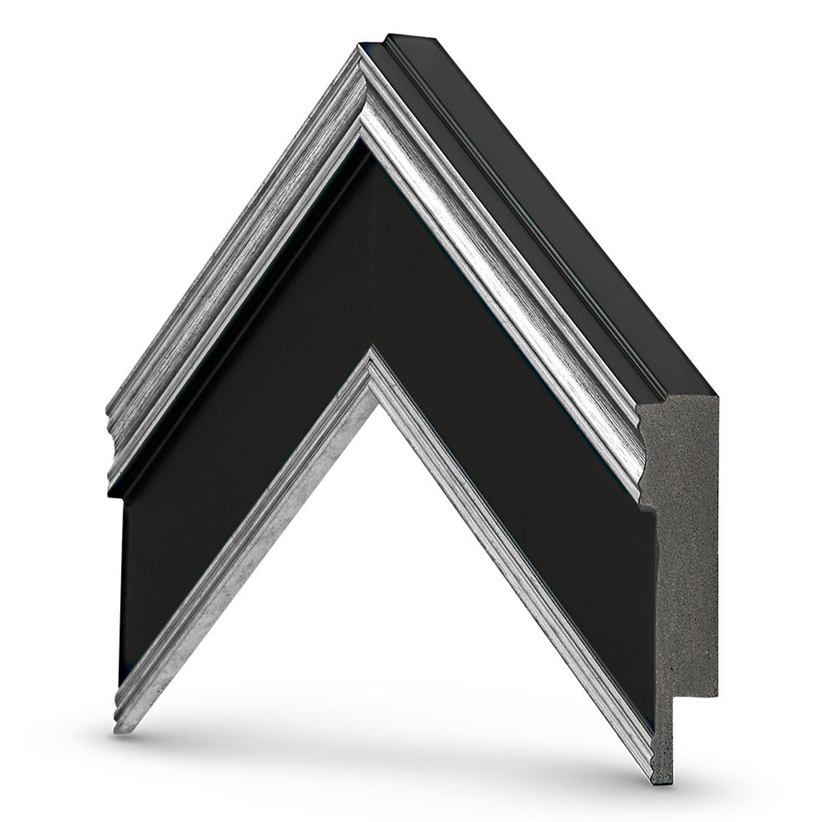 Deco TV Frames 55" Frame for Samsung The Frame TV 2021-2024 (Antique Silver & Black)