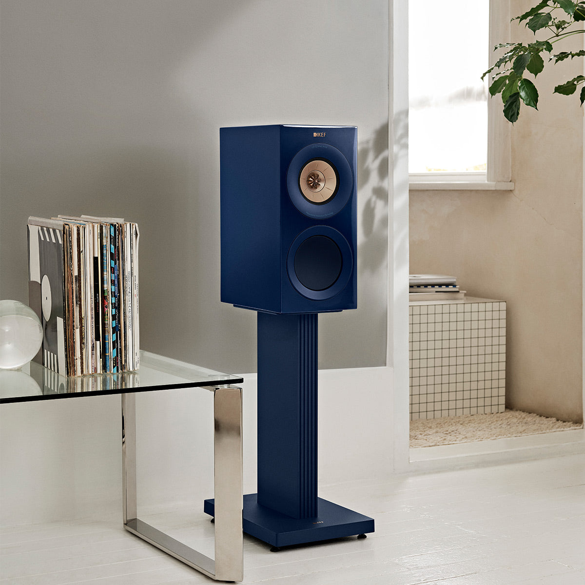 KEF R3 Meta Bookshelf Speaker - Pair (Gloss Indigo Limited Edition)